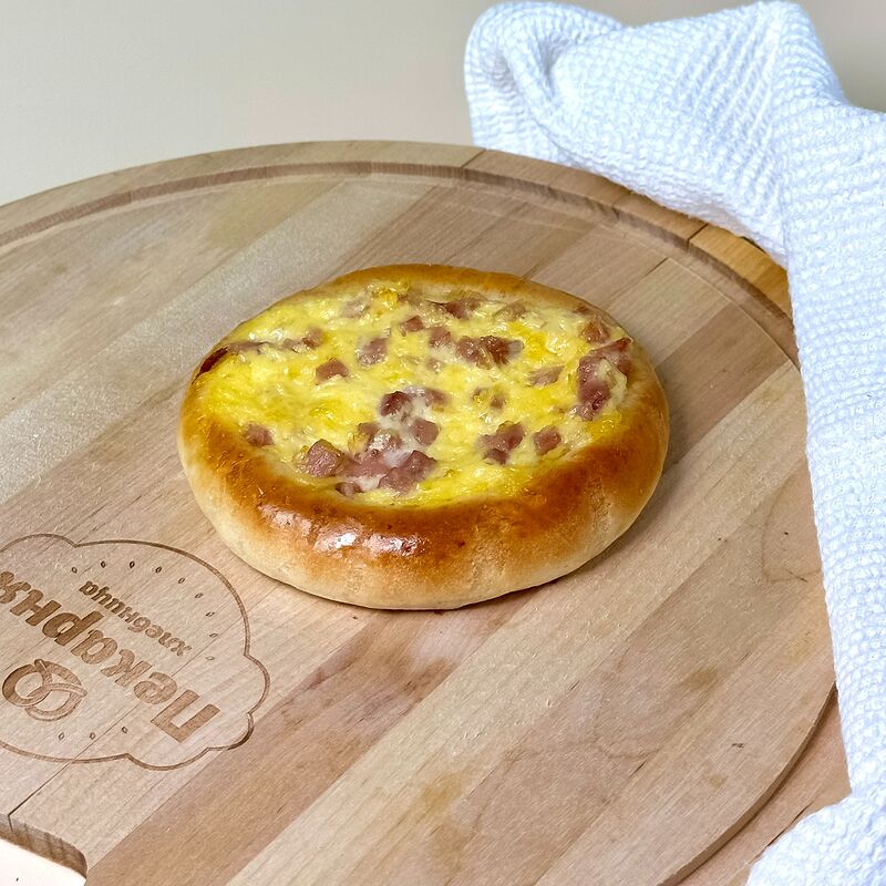 Гнездо с ветчиной и сыром - Хлебница