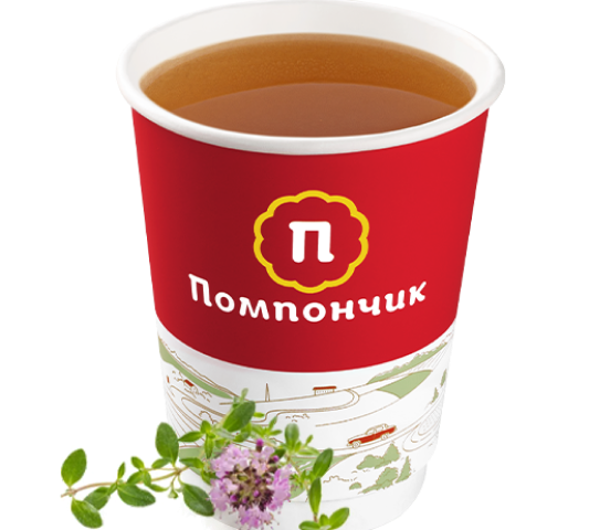 Чай чёрный с чабрецом - Помпончик