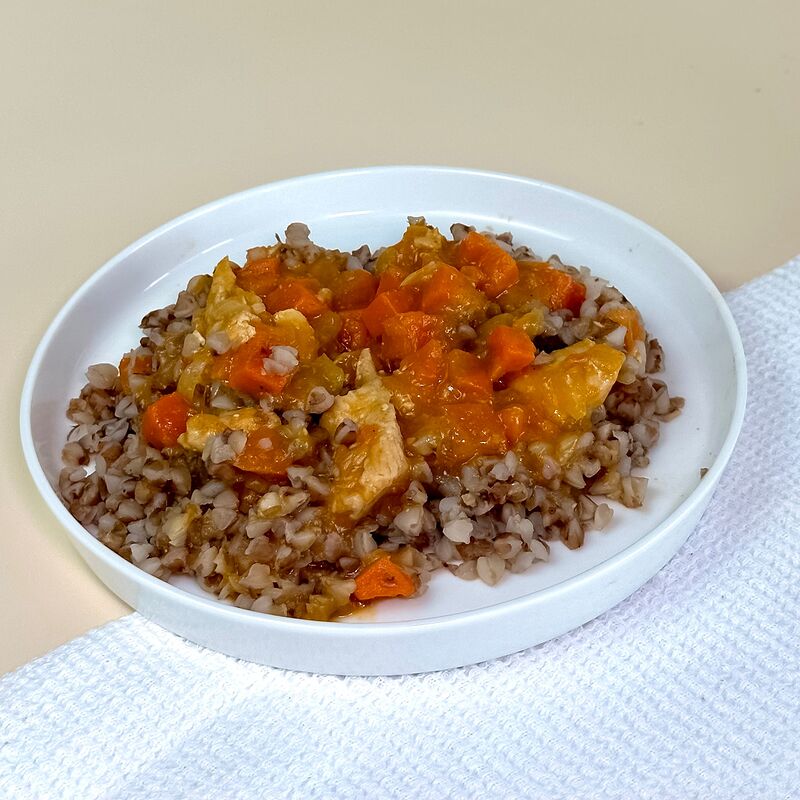 Гречка с курицей в соусе - Хлебница