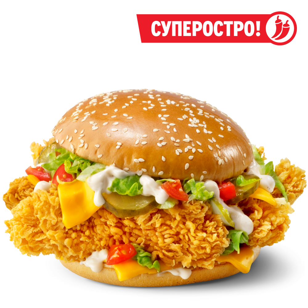 Биг Маэстро Бургер Суперострый - Ростикс (КФС)