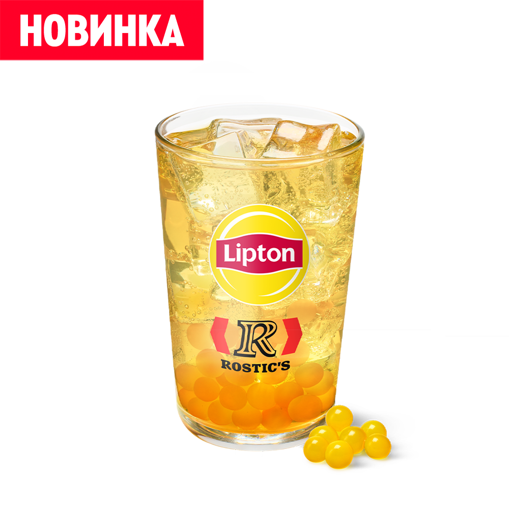 Бабл Ти Зеленый с Lipton - Ростикс (КФС)