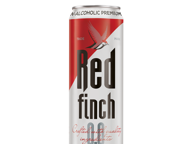 Пиво Red Finch безалкогольное 0,45 л - Ростикс (КФС)