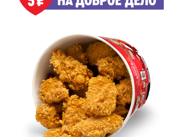 Баскет L 24 Острых Крылышка - Ростикс (КФС)
