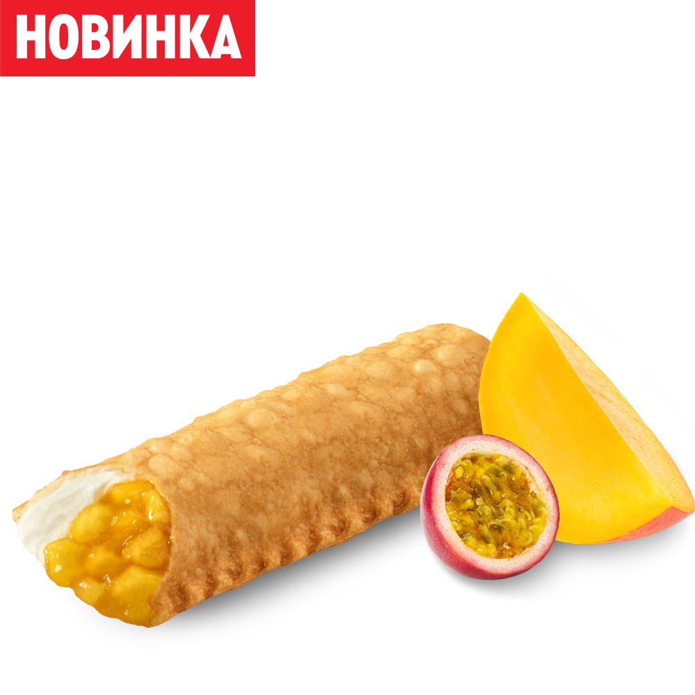 Пирожок манго-маракуйя крем-чиз - Ростикс (КФС)