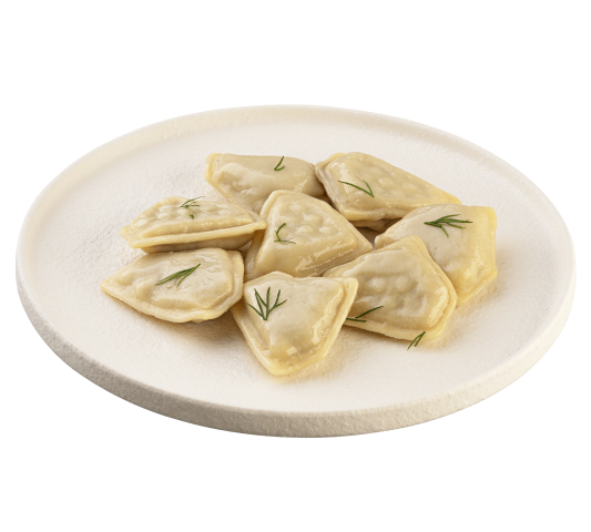 Вареники с картофелем и грибами - Помпончик