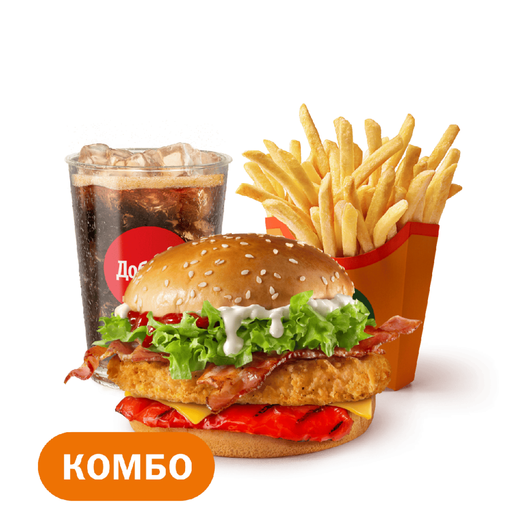 Чикен Премьер Перец гриль Комбо - во Вкусно и Точка