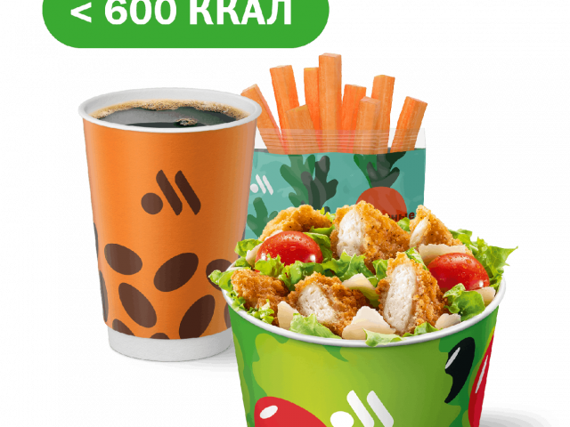 Сет с Салатом Цезарь - во Вкусно и Точка
