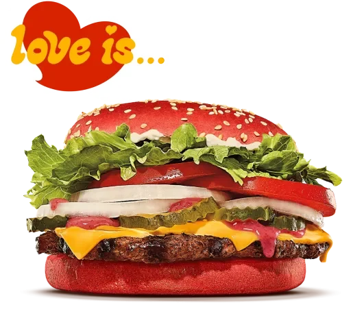Воппер Love Is… - в Бургер Кинг