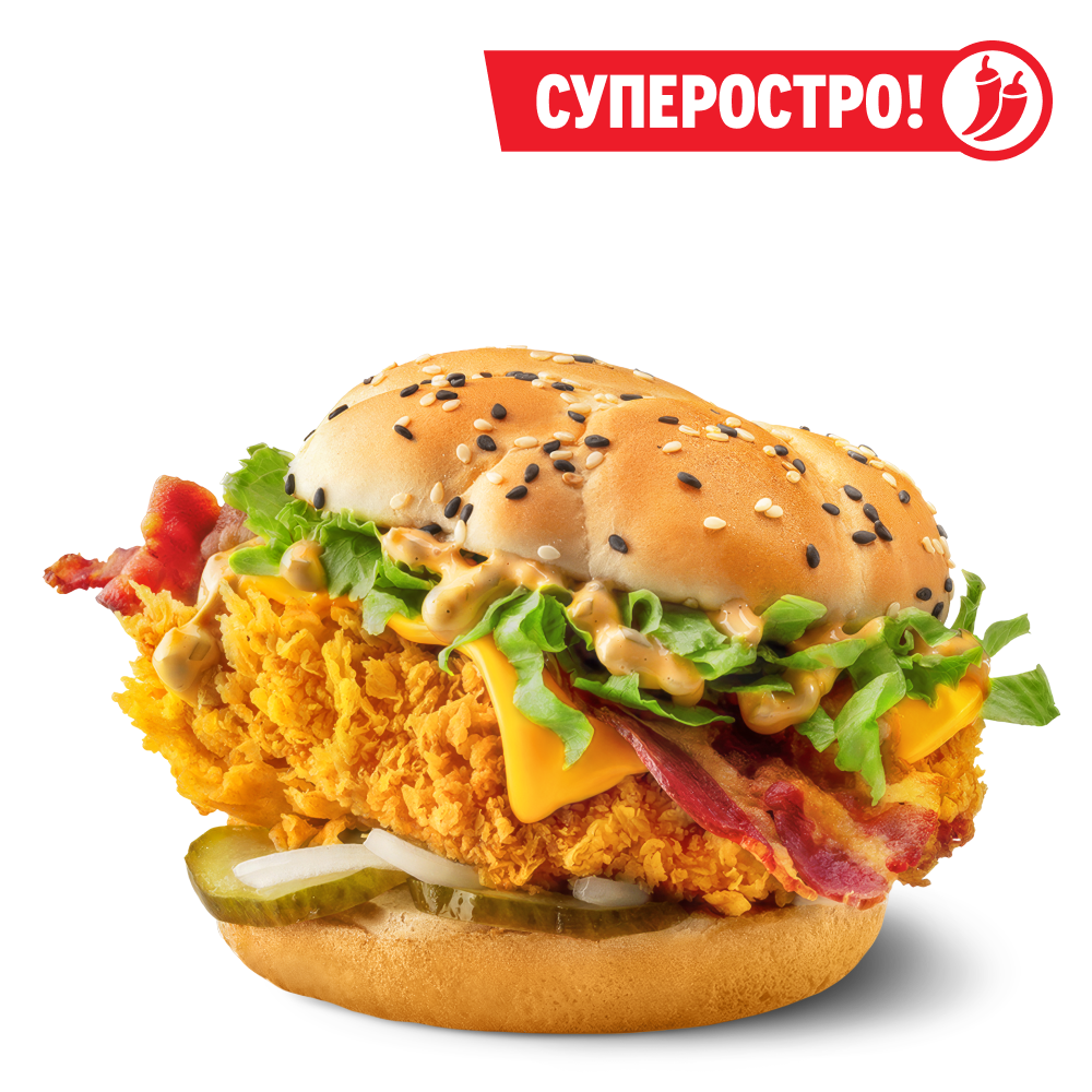 Шефбургер Де Люкс Суперострый - Ростикс (КФС)